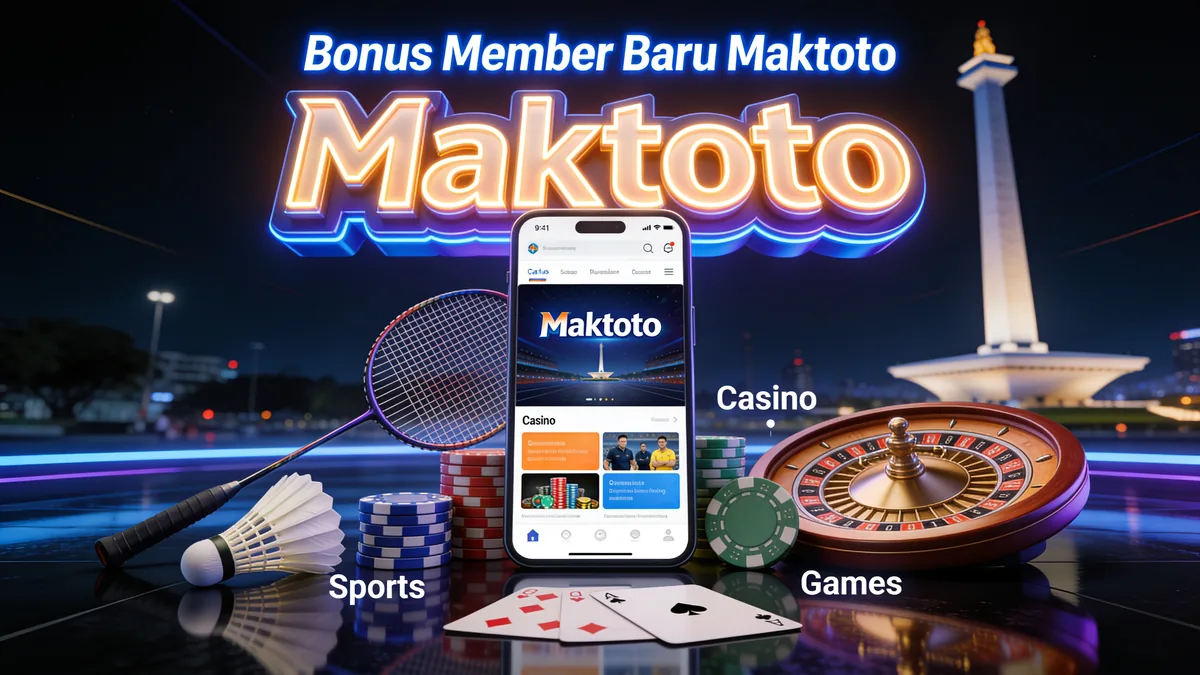 Bonus Member Baru Maktoto untuk pemain di Indonesia