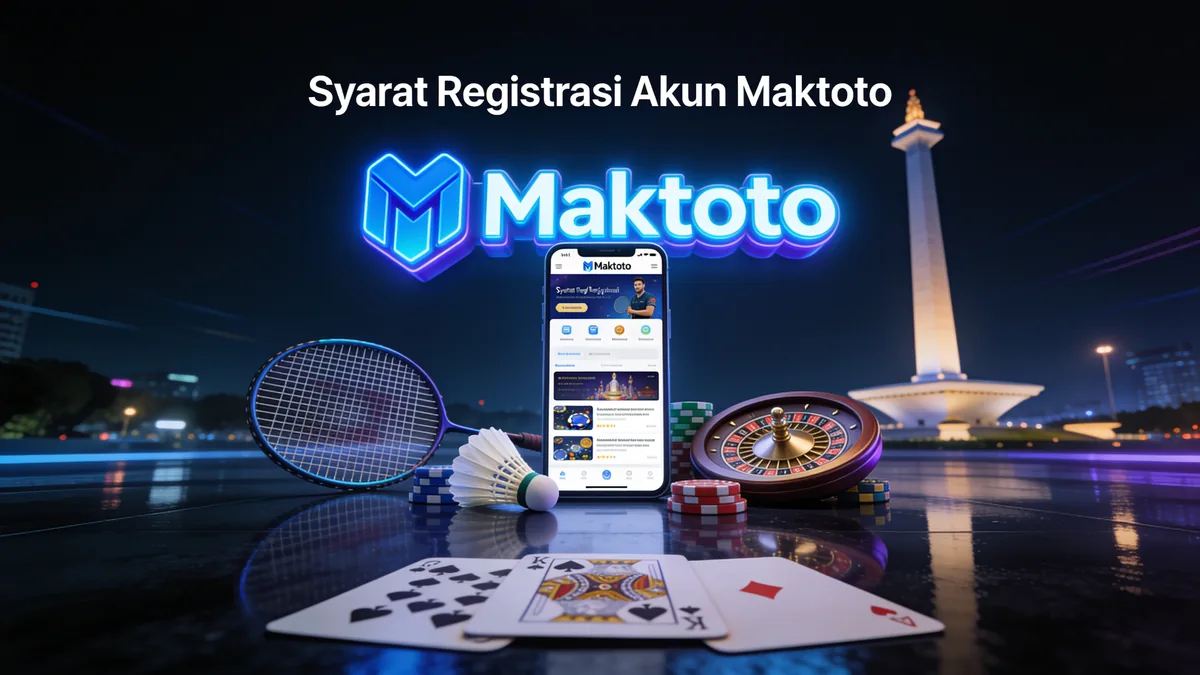Syarat Registrasi Akun Maktoto: panduan maktoto untuk pemain di Indonesia